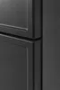 A close-up view of the corner and edges of two dark gray cabinet doors, showing the texture and the seam between them. Náhled obrázku produktu
