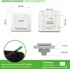 Heatit Z-TRM3 Thermostat Z-Wave Blanc Voir les images du produit 7