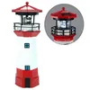 Solar LED Leuchtturm 27 cm rot-weiß mit rotierendem Licht Produktbild-Vorschau 16