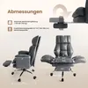 Drehstuhl Bürostuhl Ergonomisch mit klappbaren Armlehnen, Produktbild-Vorschau 10