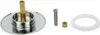 A set of plumbing parts for a bathtub drain. Produktbild-Vorschau