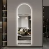LED Ganzkörperspiegel mit Beleuchtung 150x50cm Bogen Produktbild-Vorschau 3