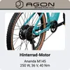 Agon Alpha E Bike Mountainbike Herren oder Damen 170 - 190 Produktbild-Vorschau 5