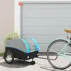 vidaXL Príves na bicykel čierno-modrý 45 kg železa Náhľad obrázku produktu 2