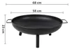 Misa paleniskowa LEX Ø 58 cm z 3 odłączanymi nóżkami i Podgląd zdjęcia produktu 8
