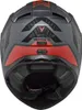 LS2 FF811 VECTOR II SPLITTER Integralhelm L in rot/grau Produktbild-Vorschau 4