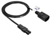 Câble d'alimentation IEC C7 / C14 1,5m AK-PC-15A Voir les images du produit 1