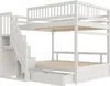Letto a castello in legno massello Sweiko 140x200 cm, con Anteprima dell’immagine prodotto 9