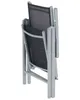 BELIANI Gartenstuhl 6er Set Schwarz und Silber Aluminium Produktbild-Vorschau 5