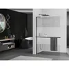 Mexen Kioto+ L Duschwand mit Regal Walk-in 110 x 200 cm, Produktbild-Vorschau 2