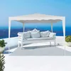 Tonnelle de jardin Aktive 300 x 250 x 300 cm Acier blanc Voir les images du produit 8
