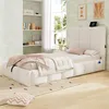 Letto per bambini imbottito Merax 90x200 con contenitore Anteprima dell’immagine prodotto 3