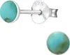 Ohrstecker klein mit Stein: Ohrringe Silber 925 Green Produktbild-Vorschau 1
