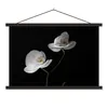 MuchoWow® Textilposter Orchidee - Blumen - Schwarz - Weiß - Produktbild-Vorschau 1