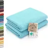 Duschtücher 2er Set, 70x140 cm, azur-blau, Baumwolle Produktbild-Vorschau 1