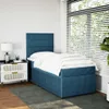 Design Boxspringbett mit Matratze Blau 80x200 cm Samt, Produktbild-Vorschau 5