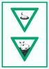 Brut- und Setzzeit hochkant Symbol Schild A3 Rückseite Produktbild-Vorschau 1
