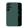 A dark green phone case is shown on a white background. Produktbild-Vorschau