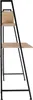 Side view of a leaning ladder desk with shelves. Náhled obrázku produktu