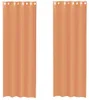 vidaXL Voile Rideaux avec oeillets 2 pcs. Terracota Voir les images du produit 1
