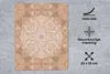 MuchoWow® Mauspad Mousepad Henna - Mandala - Schablonen Produktbild-Vorschau 2