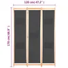 vidaXL 3-teiliger Raumteiler Grau 120 x 170 x 4 cm Stoff -  Produktbild-Vorschau 16