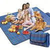 Pronett XJ5437 Pikniková deka 150 x 200 cm károvaná červená Náhled obrázku produktu 5