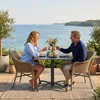 Kettler TUBE Balkon Gastrotisch Alu Klapptisch 70x70 cm Produktbild-Vorschau 2