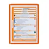 DURABLE Sichttafeln orange Pckg. a 5 Stück Produktbild-Vorschau 8