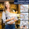 Bienenwachs Brotbeutel wiederverwendbar, nachhaltiger Brot Produktbild-Vorschau 6