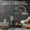 YASHE Multi Mini gaufre, plaque à gaufre, cuisson 8 x 5 cm, Voir les images du produit 2