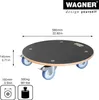 WAGNER Pflanzenroller / Transporthilfe MAXIGRIP Ø 58 x 14,5 Produktbild-Vorschau 2