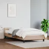 The Living Store Bettgestell mit Kopfteil Cappuccino-Braun Produktbild-Vorschau 1