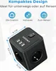 VOOMY 7-in-1 Mehrfachstecker – Steckdosenadapter 4-Fach mit Produktbild-Vorschau 6