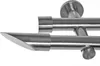 Close-up of a double curtain rod with a pointed finial. Produktbild-Vorschau