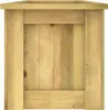 vidaXL Lit surélevé 291 x 50 x 50 cm Bois de pin imprégné Voir les images du produit 5