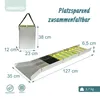 Relaxdays žlab na rýžování zlata, skládací, V x Š x H: 6,5 Náhled obrázku produktu 4