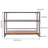 Nástěnný závěsný stojan na víno 3 Tier Bottle Rack Black Náhled obrázku produktu 5