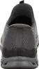 The back view of a gray sneaker. Produktbild-Vorschau