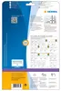 Étiquettes pour dossiers A4 blanches 61 x 297 mm papier mat Voir les images du produit 3