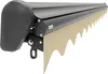 Halbkassettenmarkise 5x3 Stoffdessin Uni beige (5822 Khaki) Produktbild-Vorschau 1