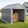 ELANDEPOT Posto auto coperto 296 × 190 × 200 cm grigio Anteprima dell’immagine prodotto 10