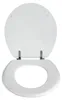 WENKO WC SITZ PRIMA weiß Toiletten Deckel Klo Brillen MDF Produktbild-Vorschau 2