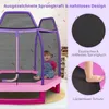 COSTWAY Ø223cm zahradní trampolína s bezpečnostní sítí, Náhled obrázku produktu 5