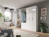 ProjektX armoire de rangement 4 portes blanche, miroir. Voir les images du produit 15