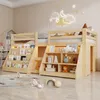 Letto a castello per bambini Fliek 90x200 cm con 2 ripiani, Anteprima dell’immagine prodotto 1