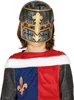 Cavaliere Casco Medievale Storico Costume Accessorio Per Anteprima dell’immagine prodotto 3