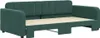 vidaXL Rozkładane łóżko dzienne ciemnozielone 100x200 cm Podgląd zdjęcia produktu 3