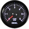 52mm tachimetro diesel illuminazione vintage bianco T 46mm Anteprima dell’immagine prodotto 2