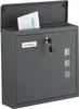 Relaxdays Briefkasten mit Sichtfenstern, HxBxT: 33 x 35 x Produktbild-Vorschau 1